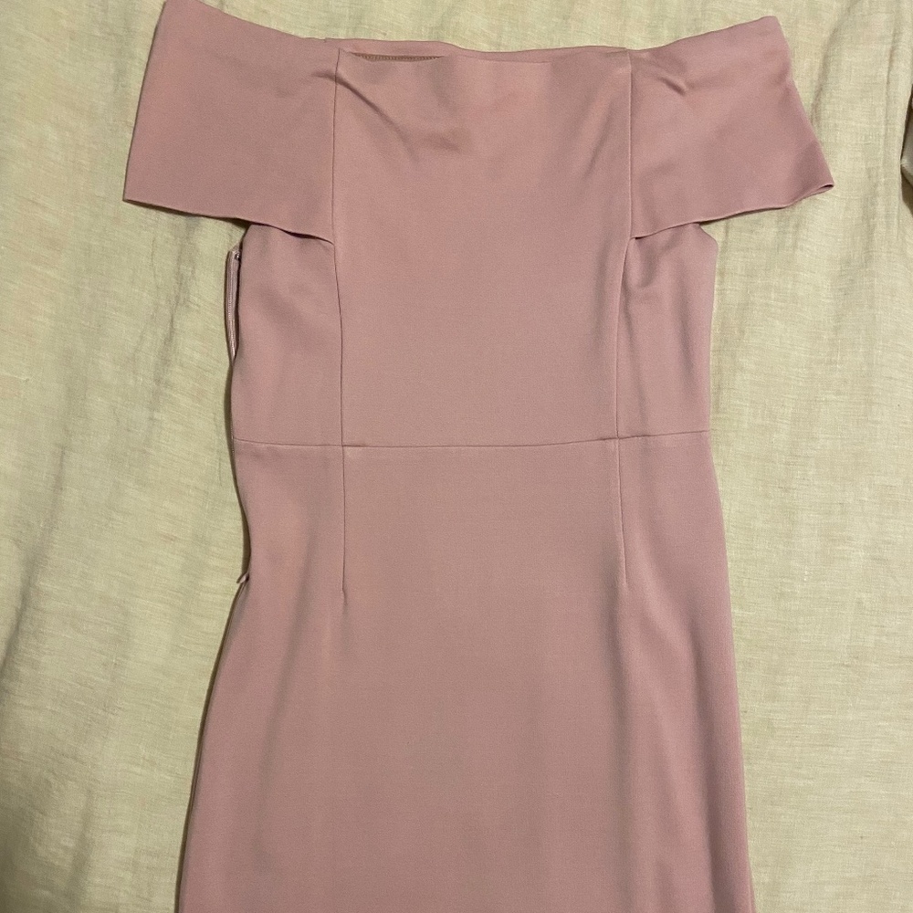 miami | Burnt rose off-the shoulder dress | size S